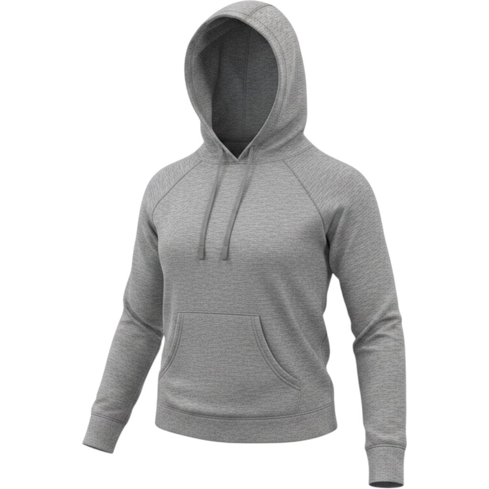Athletic Works Heathered Gray Hoodie M Basic Layered Pullover Activewear Capsule